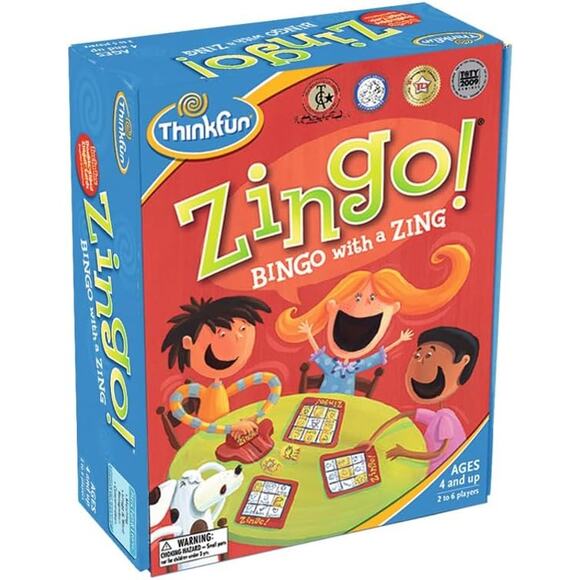 NEW Zingo Bingo With A Zing Board Game 2-6 Players - Picture 1 of 3